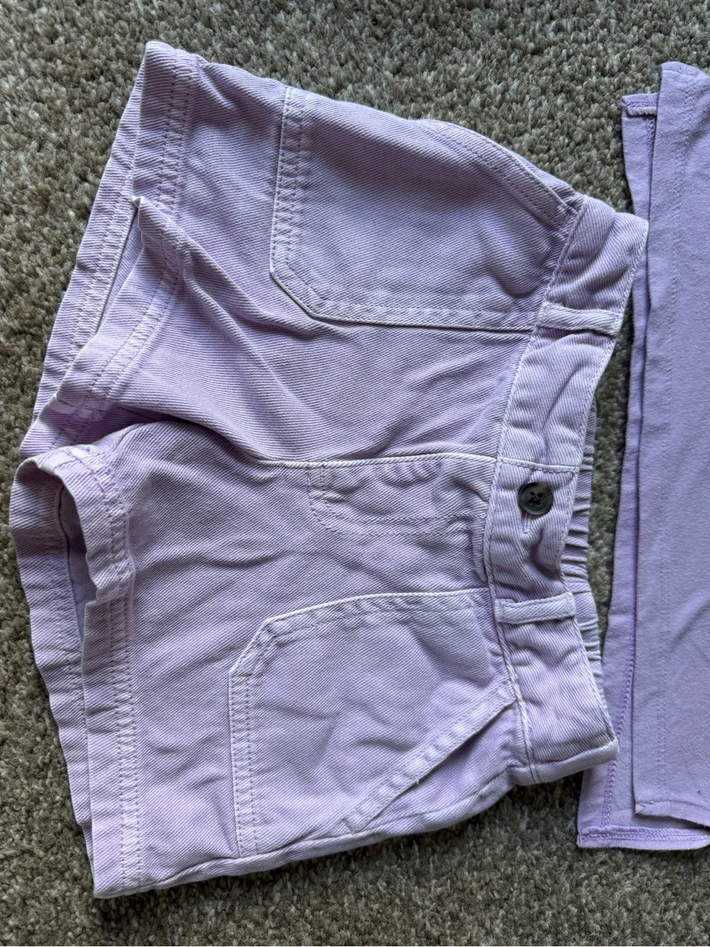 Lilac Butterfly Tee and Shorts Set